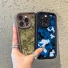 LZ6 Camouflage Camo Design Silicone Phone Case for iPhone 11 13 14 15 16 Pro Max 7 8 16 Plus 12 mini XS Max XR Shockproof Back Cover