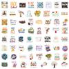 60 School Supplies Graffiti Stickers DIY Backpack Guitar Suitcase Computer Waterproof Stickers