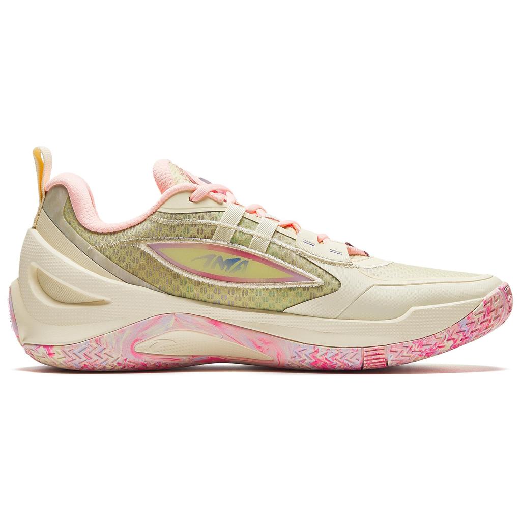 Anta Shunxi 1 V2 Evening Glow Nitrogen Technology Professional Performance Shock Absorption Wear-Resistant Low-Top Basketball Shoes 912431110Q-5