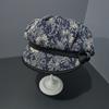 New Autumn Jacquard National Style Duck Tongue Eight Beret Middle-aged and Elderly Mother Autumn Warm Windproof Fashion Hat