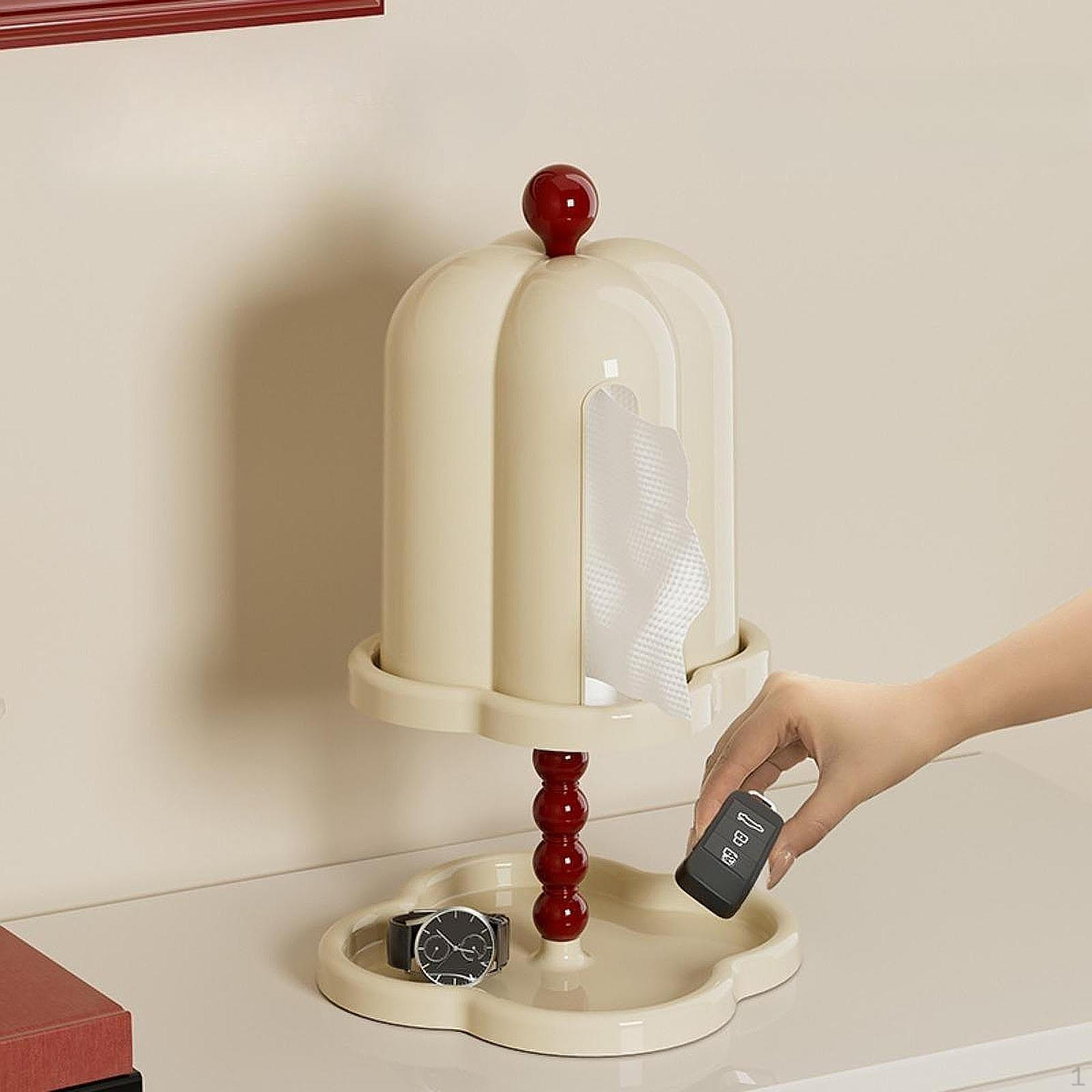 

Диспенсер для салфеток, хранение бумажных салфеток с крышкой для лотка, чехол для лица, для белый