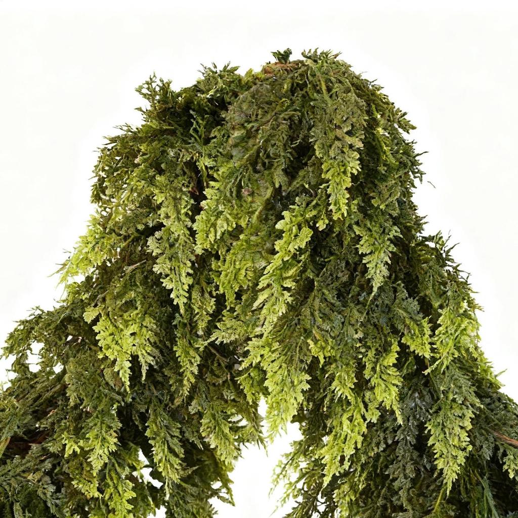 Artifical Green Pine Wreath Dense Christmas Vines Faux Garland for Fireplace Tree Mantel Outdoor Porch Indoor Stair Table Door