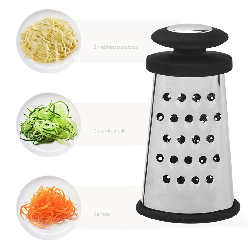 1pc Stainless Steel Grater 2 Sided Cheese Grater Vegetables Grater Multipurpose Kitchen Tools