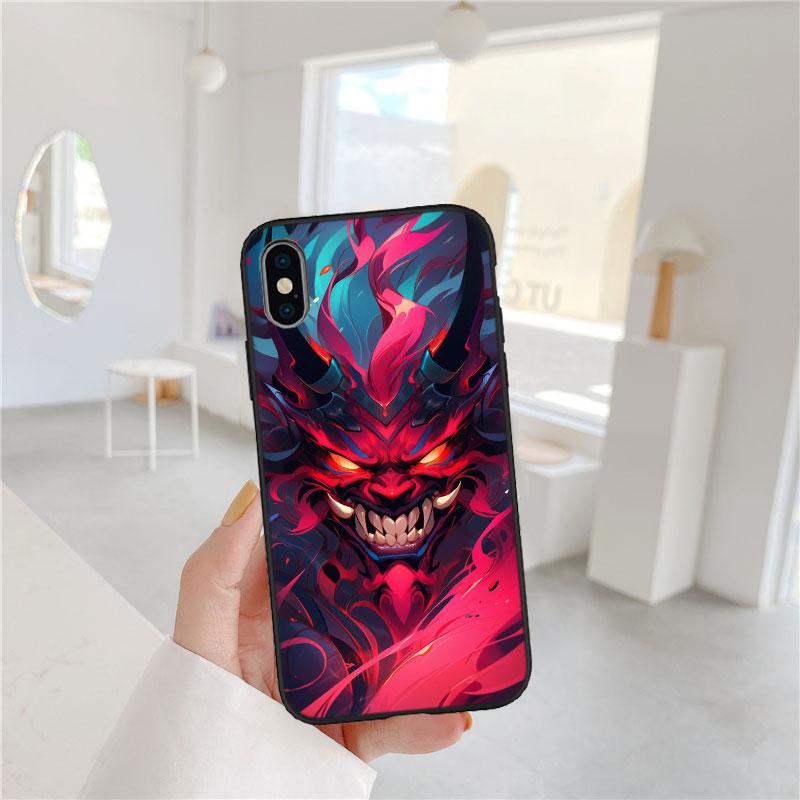 MY17 Japan Samurai Mask Phone Case for Samsung Galaxy A11 A12 A13 A15 A52S A53 A55 A56 A70 A71 A72 A73 F06 F16 F56 S10 Plus S10e