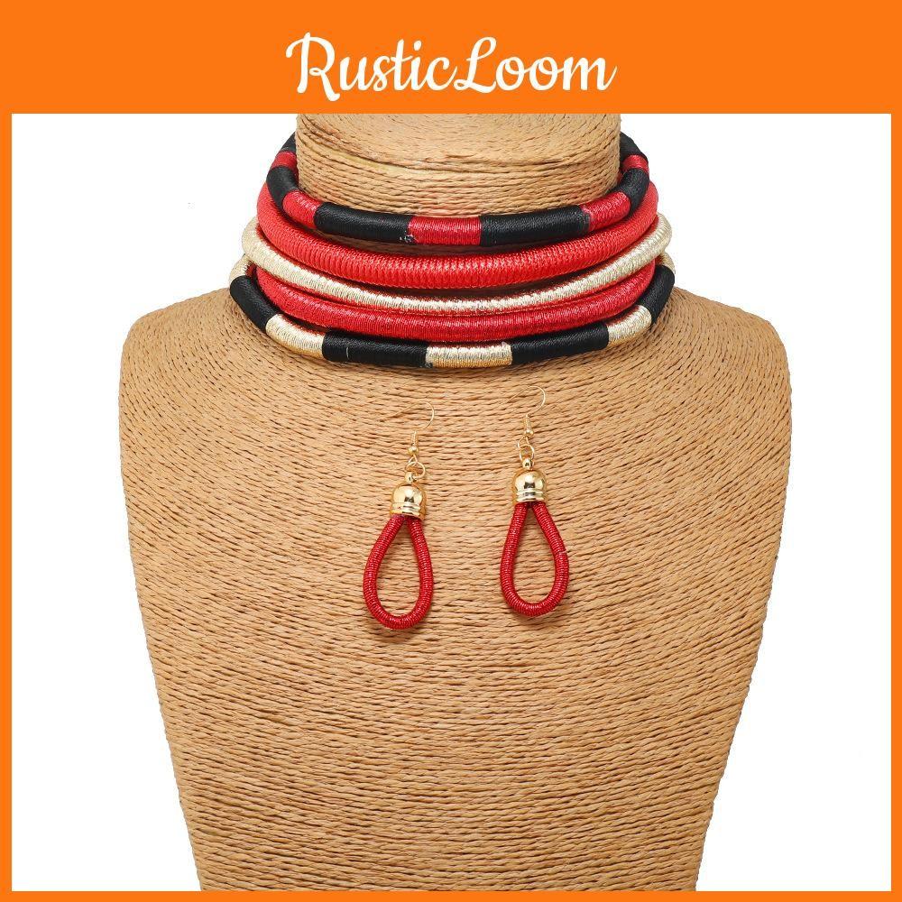Jewelry Flare African Set With Electroplated Alloy Chains And Celestial Pattern Accessories Women For