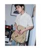 Sand Sound (Unisex) Canvas Flap Backpack Beige