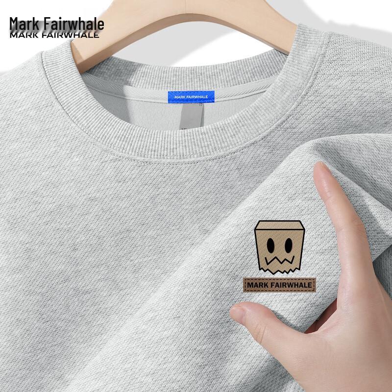 

Mark Fairwhale Men s Loose Fit Round Neck Sweatshirt 2XL