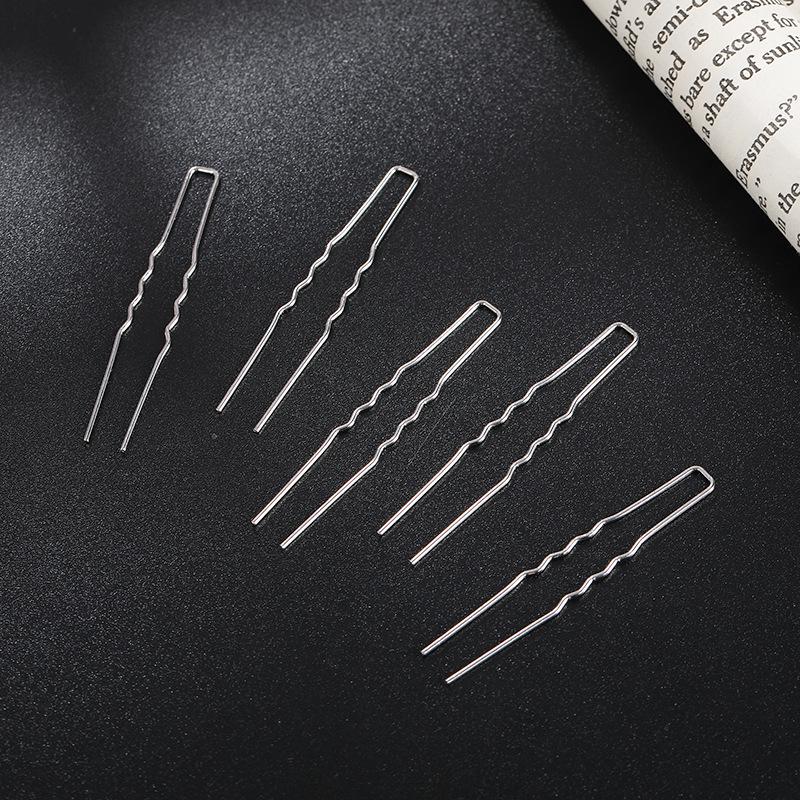 

Элегантные золотые и серебряные U-образные шпильки для волос — высококачественные аксессуары для модных женщин