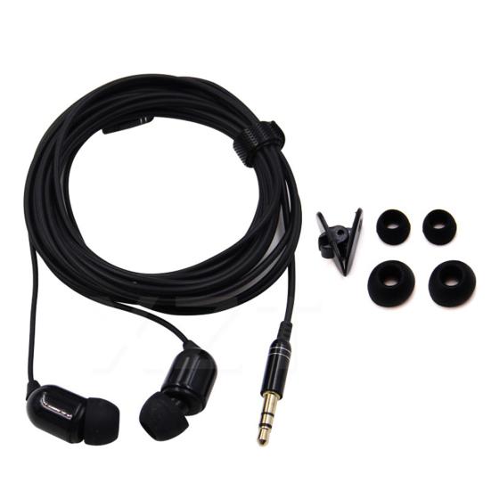 3-Meter 3.5mm Plug In-Ear Wired Earphone Broadcast Live Headset with/without Mic