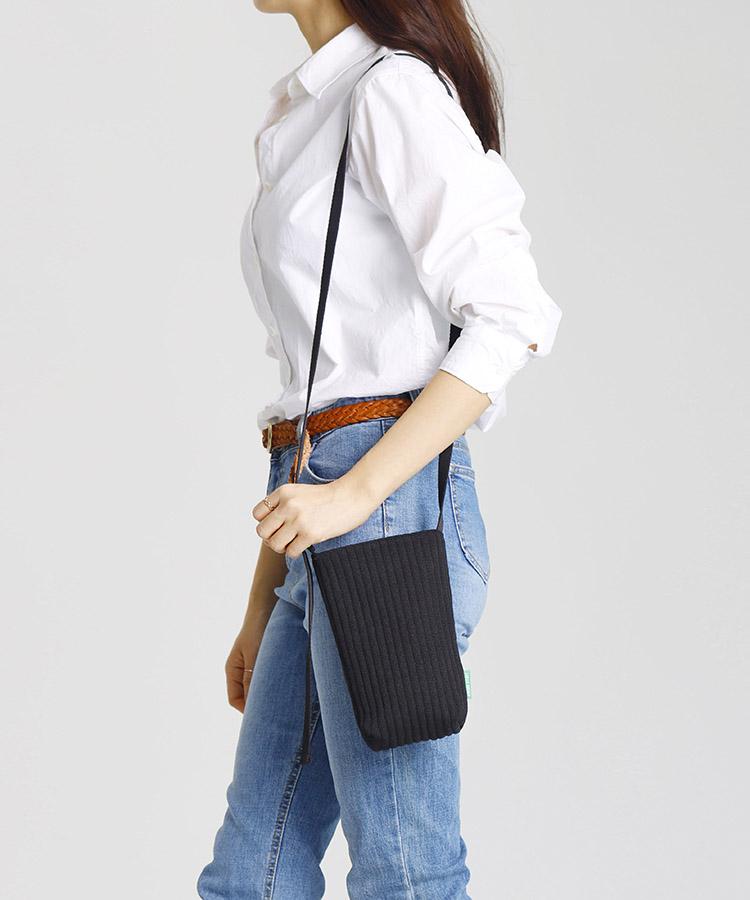 Green Stuff Simple Mini Bag M1 Ribbed Corduroy - Black