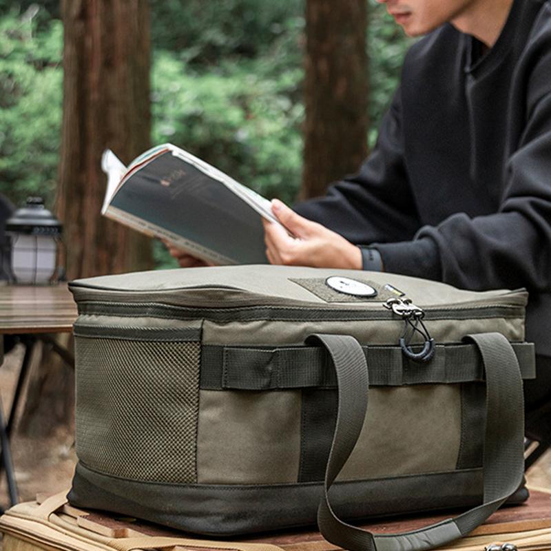 Outdoor Camping Storage Bag Waterproof Camping Travel Organizer Bag Large Capacity Storage Handbag Thermal Lunch Box Picnic Bag