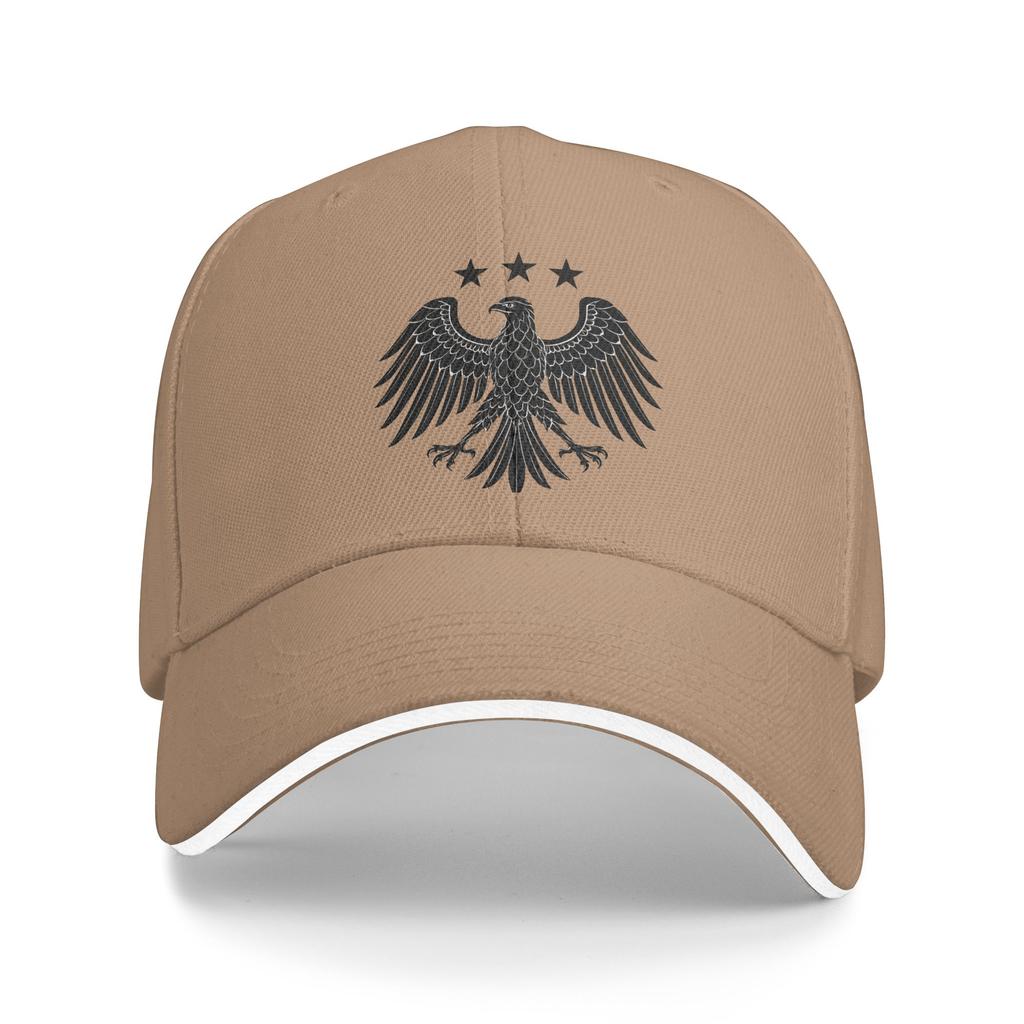 Schwarzes Syrisches Adler-Emblem Lässige Baseballkappe Sommer Trucker-Hut Hohe Qualität Kpop Rock Snapback-Kappe Paar Damen Baseballkappen