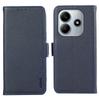 For Xiaomi Redmi Note 14 4G (163.25x76.55x8.16mm) Case Litchi Texture Leather RFID Blocking Phone Cover