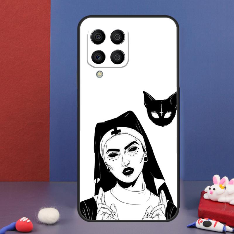 Gothic Witch Satan Case For Samsung Galaxy M16 M06 M36 M56 M15 M11 M31 M21 M53 M13 M32 M52 M35 M55 M14 M34 M54