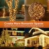 Ghirlandă luminoasă solară cu 30 LED-uri, Grădină de zâne, Lampă impermeabilă de exterior, Ghirlandă pentru Crăciun, Sărbători Xmas, Petrecere, Decorare casă