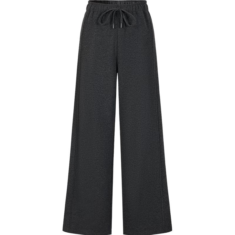 Jiuzi Annakou Women's Relaxed Fit Draped Straight-Leg Trousers