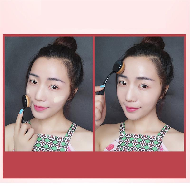 Toothbrush Shape Foundation Highlighter Brush Blush Brush Powder Brush Makeup Tool Single Branch Ultra-fine Fiber Soft Hair