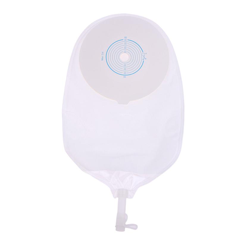 10 Pcs Drain Valve One-Piece System Colostomy Bags For Adults Disposable Colostomy Pouch Opening 20-65Mm With Clip Closure