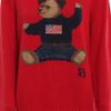Polo Ralph Lauren Polo Bear Pattern Embroidered Long Sleeve Crew Neck Knit Sweater Women sweater WMPOSWEN6810316-D71