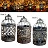 Metal Hanging Birdcage Candle Holder Decorative Candle Lantern Hollow Out Centerpiece for Indoor Outdoor Party Wedding Decor