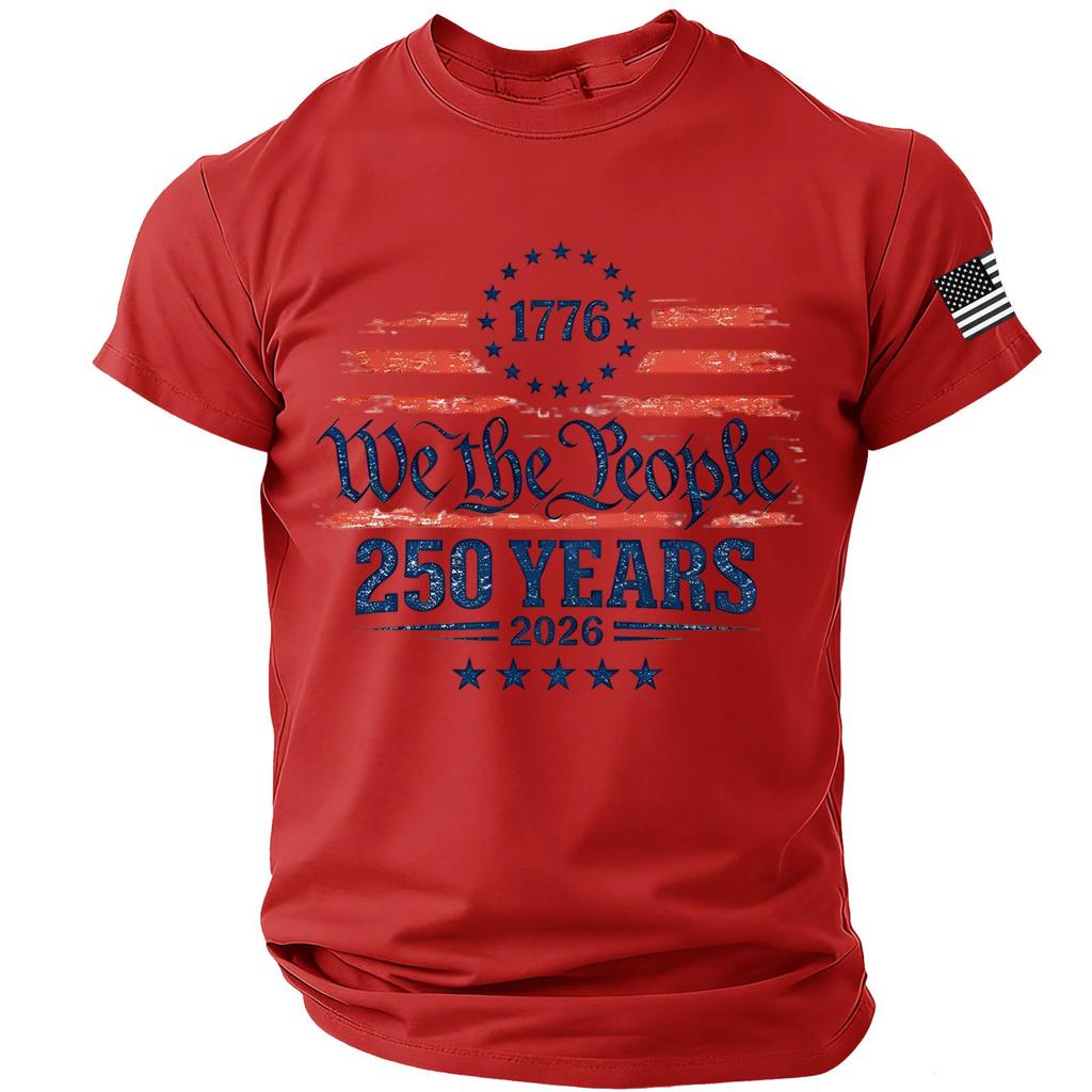 Men's Casual Round Neck Lightweight Breathable Short-Sleeve Top