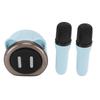 Karaoke Machine Wireless Bluetooth LED Colorful Light Stereo Sound Quality Funny Changing Sounds Portable Microphone