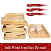 Solid Pine Wooden Serving Tray