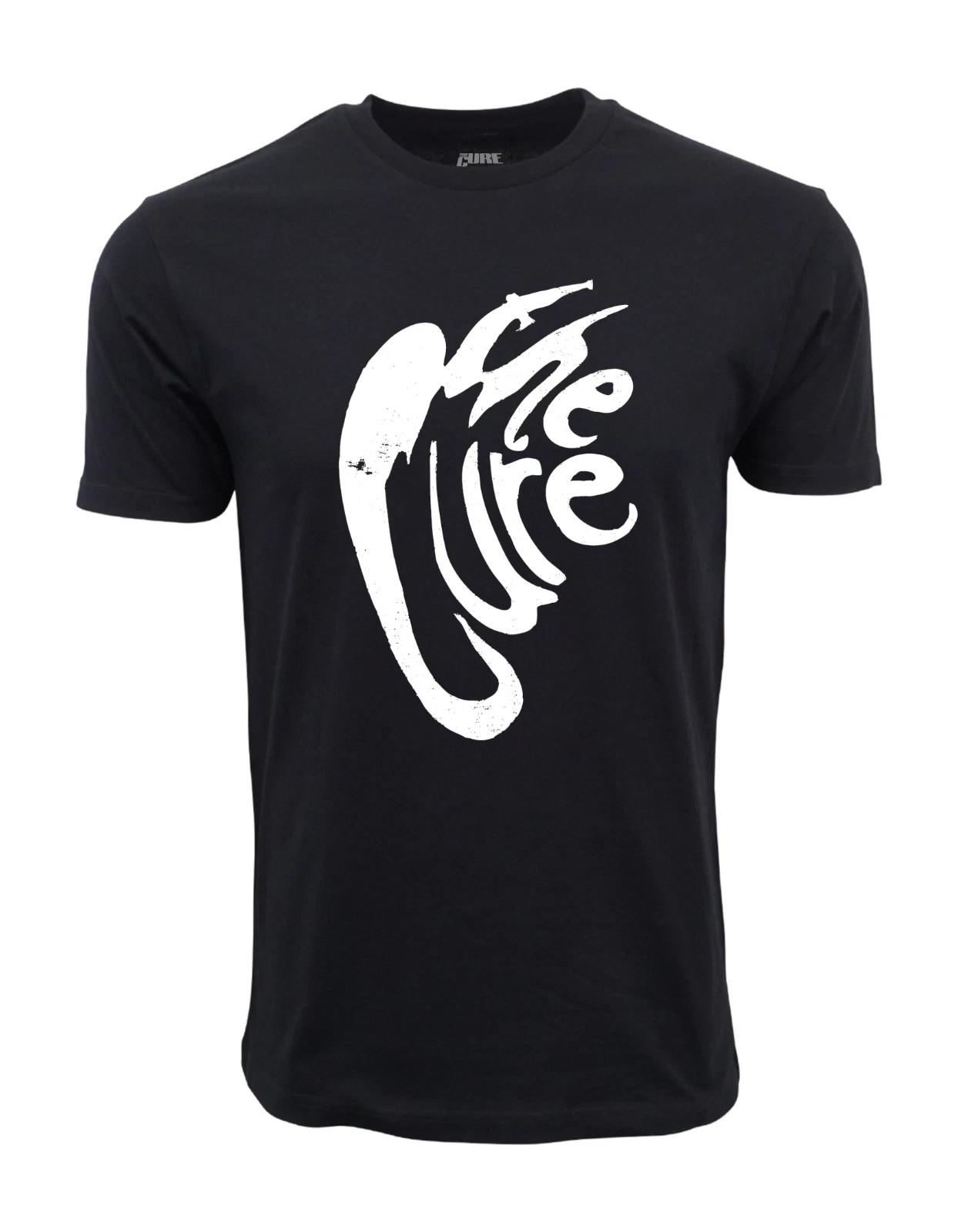 Unisex Adult Casual Graphic The Cure Logo Graphic T shirt T-Shirt M
