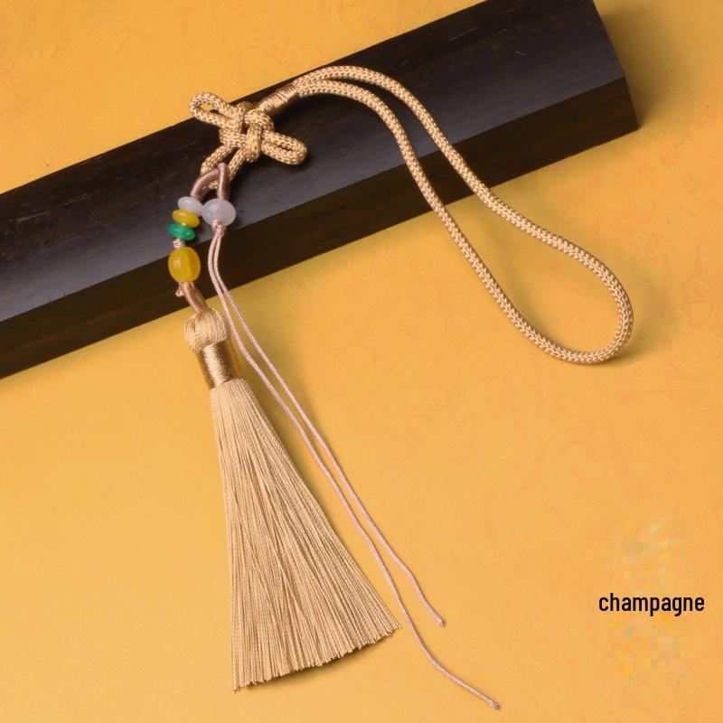 DIY Chinese Knot Tassel Lanyard for Car & Home Decoration