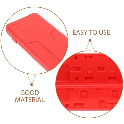 NUOLUX Vernier Caliper Storage Case, 17x5 Inch, Durable Design, Multi-Function Storage for Factory Use, 0-200mm Compatible, Stainless Steel, Electroni