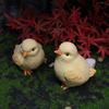 Resin Decor Animal With Chick Design For Garden Micro Landscape Patio Ornament