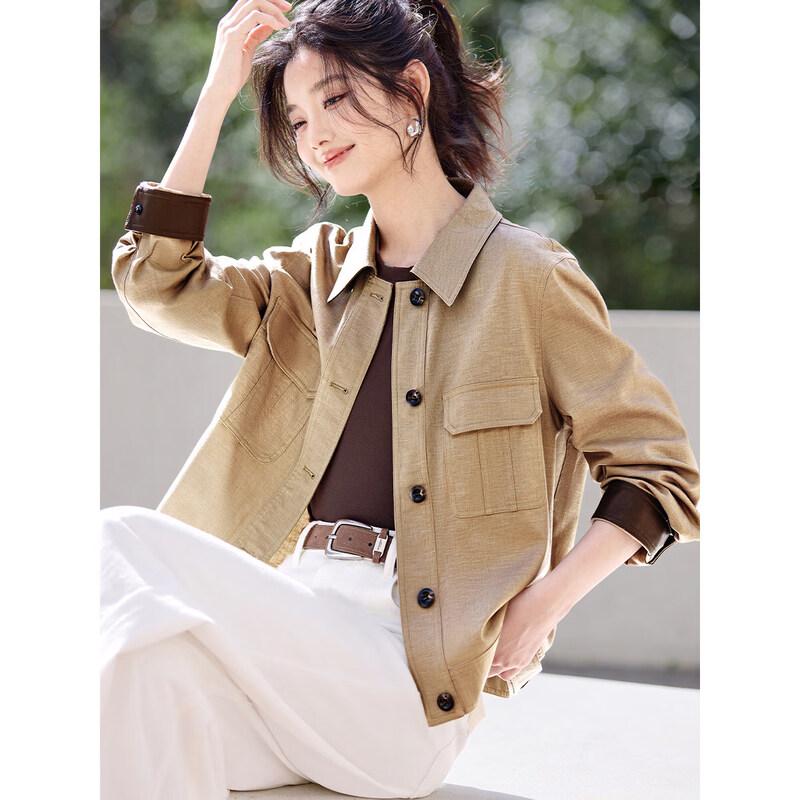 Mohan Yimei Lyocell-Blend Old Money Style Workwear Jacket L