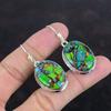 Fiesta Kingman Turquoise Earring Gemstone Jewelry Multi Copper Turquoise Earrings 925 Sterling Silver Earrings Handmade Earring Boho Jewelry