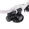 Headband Glasses Magnifier With Led Light 8X 15X 23X Watchmaker Jeweler Loupe