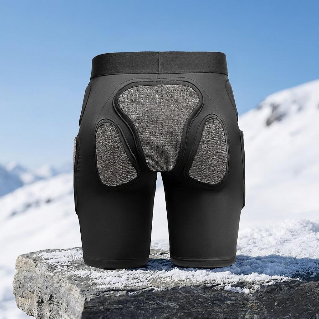 Padded Safety Shorts Stretch Hip Protector Elastic for Skiers