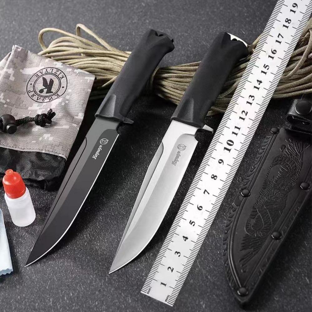 Outdoor Knife Camping Straight Knife High Hardness Knife Portable