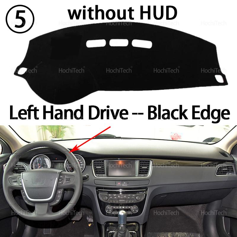 For Peugeot 508 508sw 508GT RXH 2010-2018 Dashboard Cover Dash Board Mat Carpet Pad Sunshade Cushion Car Visor Accessories