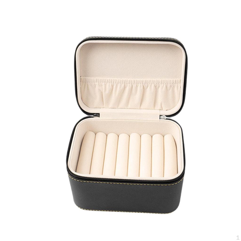 7 Compartment Bracelet Box, Storage Case, Holder, Jewelry Organizer for Birthdays, Craft