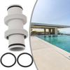 Hose Plunger Valve Straight Connector Rubber O Rings UV Resistant Replacement Hose Adapter For Intex Above Ground Pool Parts