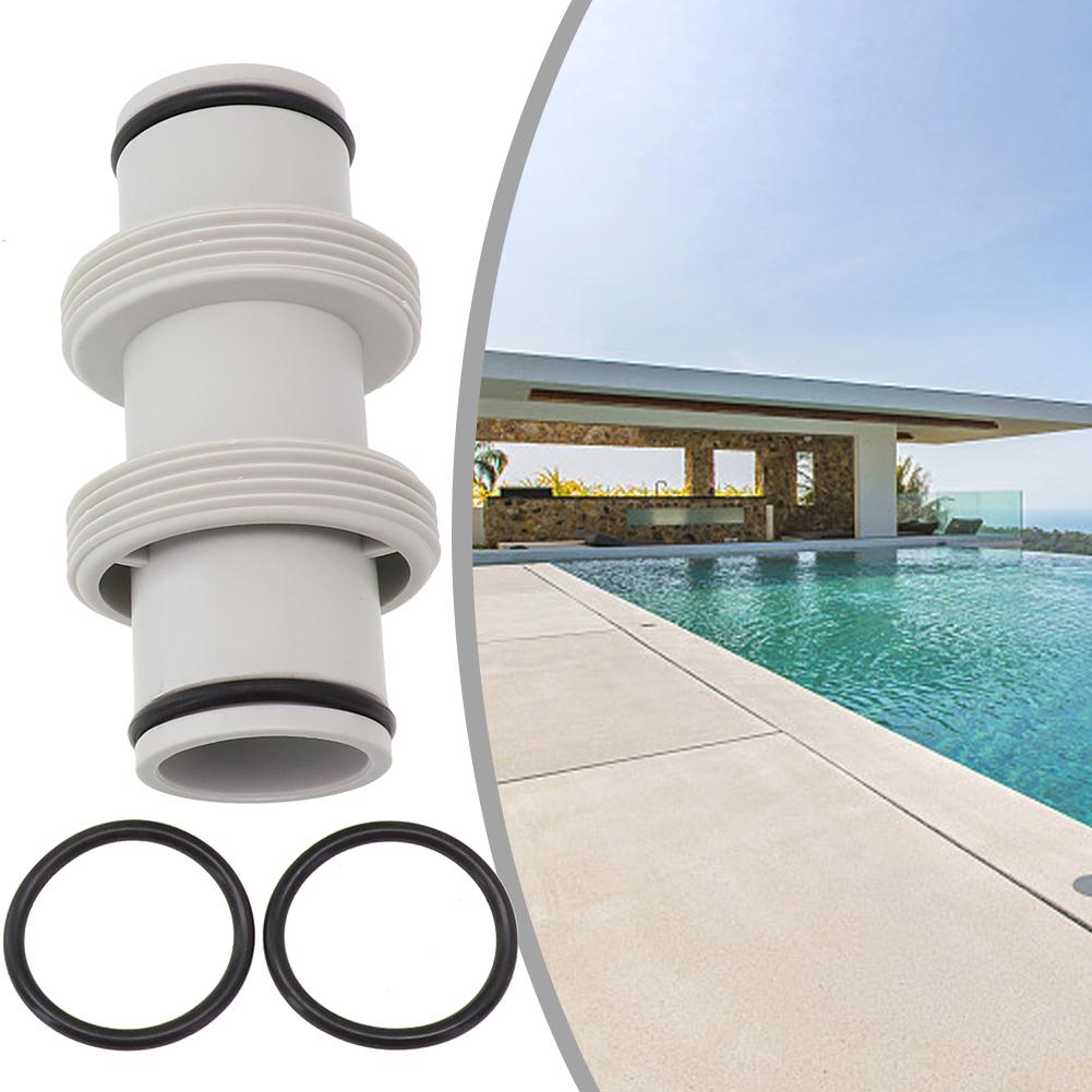 Hose Plunger Valve Straight Connector Rubber O Rings UV Resistant Replacement Hose Adapter For Intex Above Ground Pool Parts