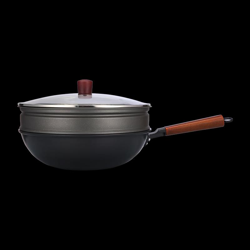 Huoxiang Multi-functional Non-stick Steamer Frying Pot