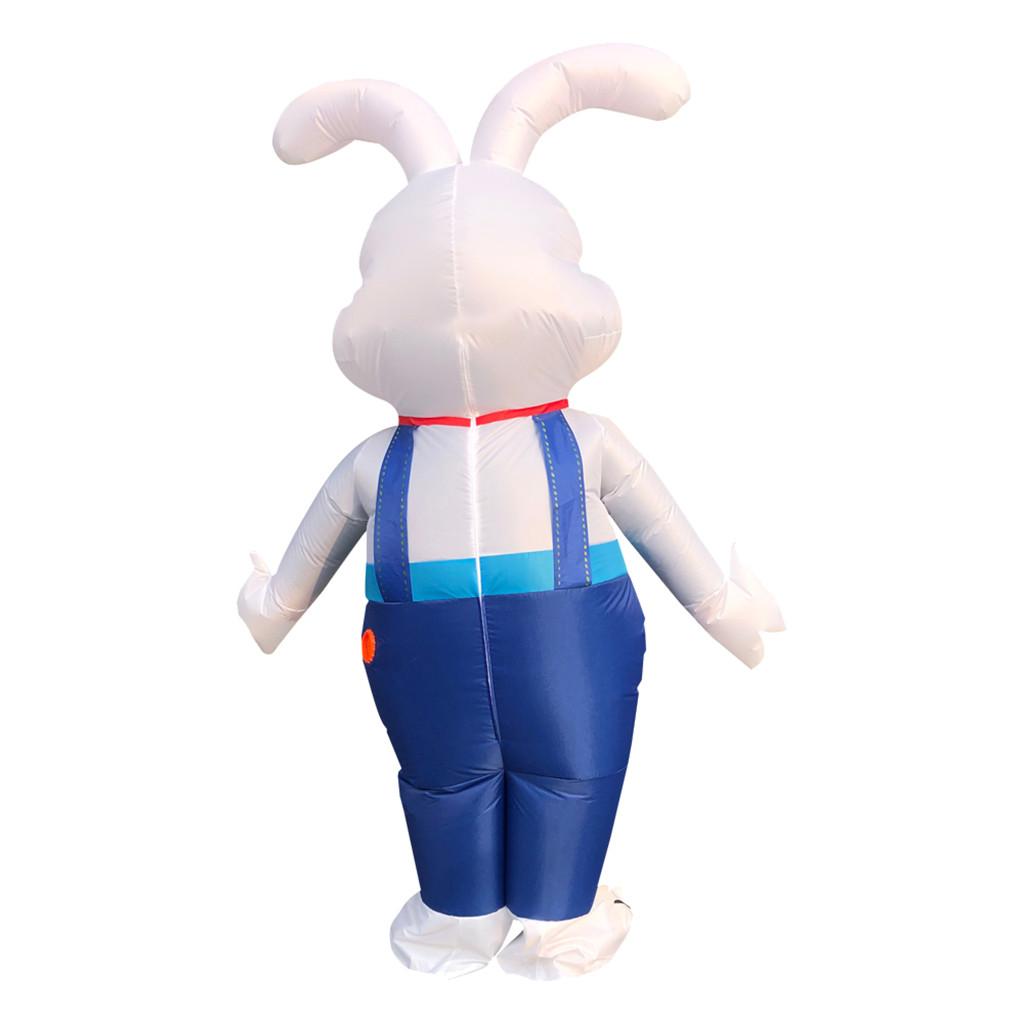 Inflatable Costume Game Fancy Dress Easter Jumpsuit Cosplay Outfit Gift Rabbit