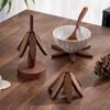 Wooden Tree Coaster  Pad Trivet with Heat Insulation Bar Coasters Wooden Trivets for Birthday New Year Christmas Easter