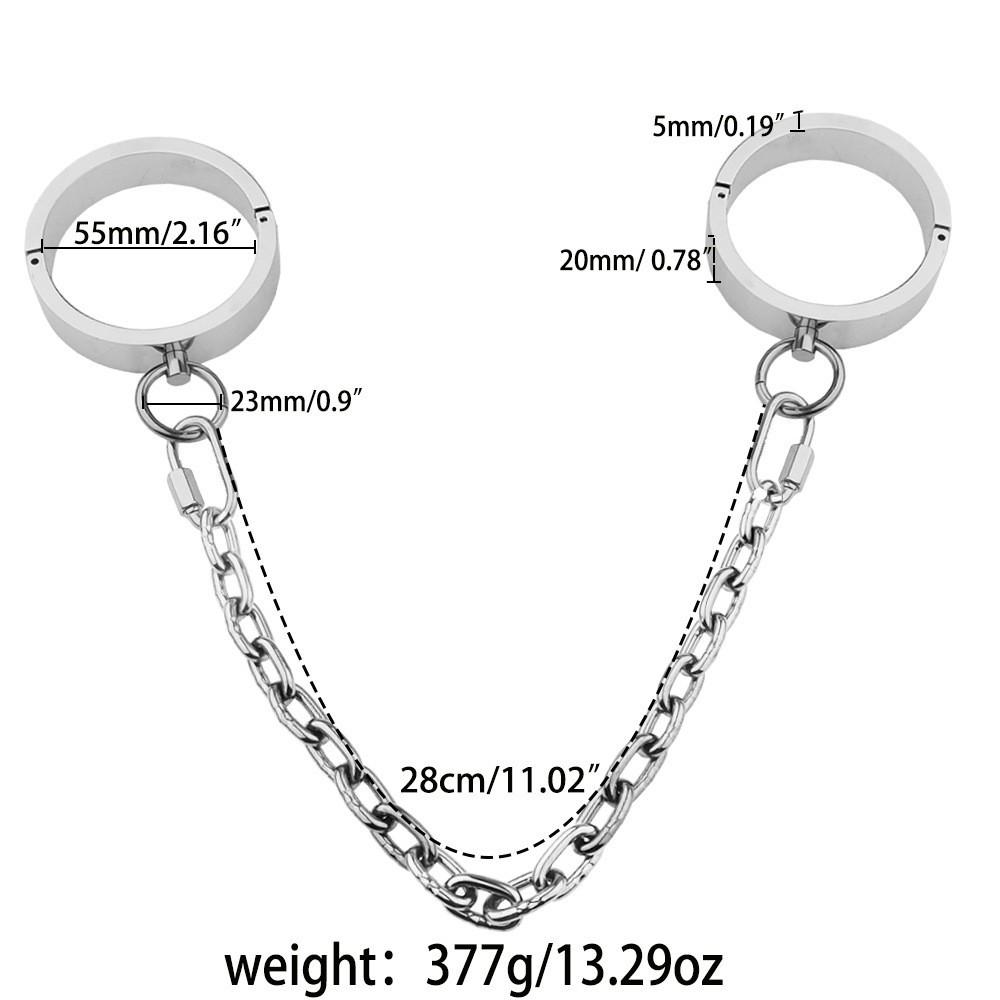 SM Toys Sex Toys Heavy Handcuffs Footcuff Shackles Toys Bondage and Discipline Flirting Alternative Sex Toy