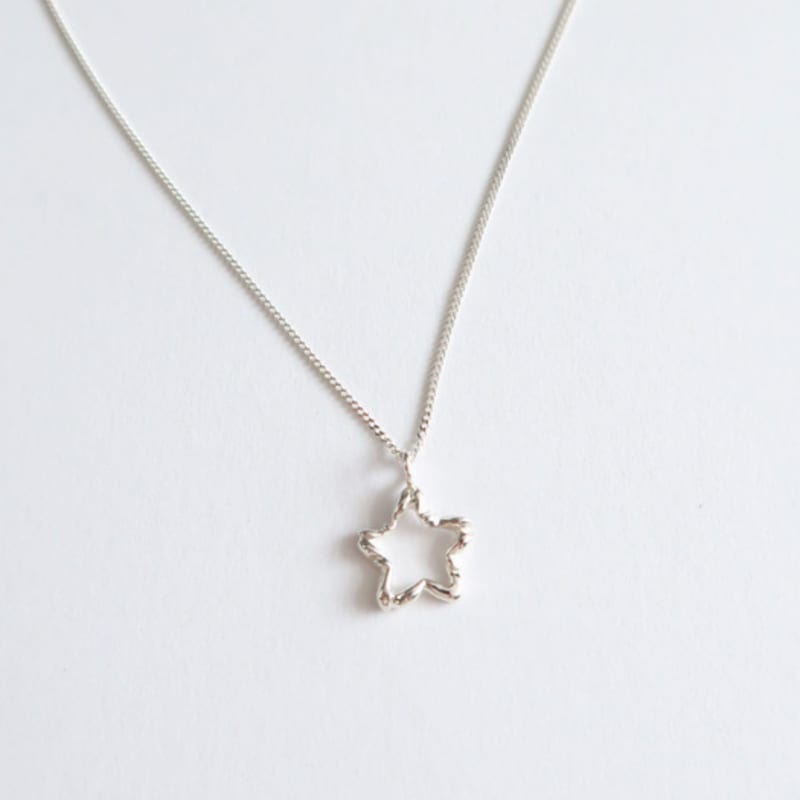 

DOL silver 925 Pebble Starfish Necklace gold