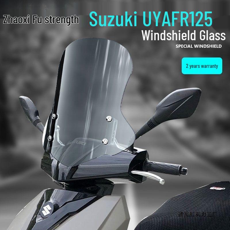 Transparent Front Windshield for Suzuki UY125 & Haojue AFR125