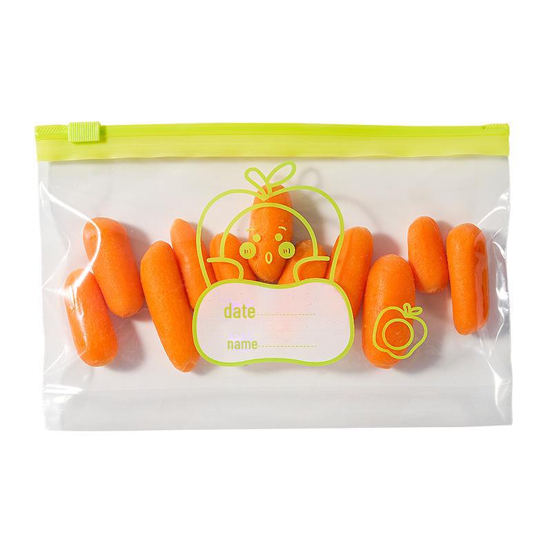 Pull-Out Transparent Food Storage Ziplock Bags - Thickened, Sealed, Freezer Safe for Fresh-Keeping