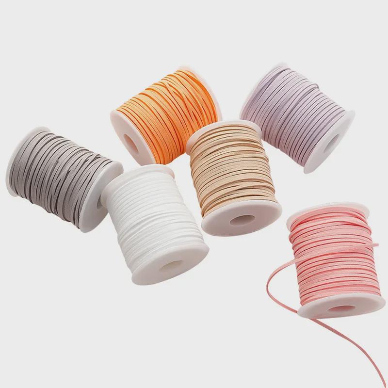 Koreanisches Hirschleder Wildleder Blumenband & Samt Schleife für DIY Dekoration