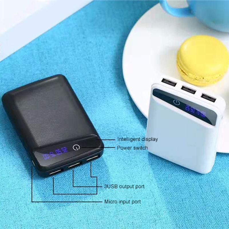 Empty Power Bank Case 3*18650 Battery External Charger USB Free Welding DIY Powerbank Box Phone Charging Outdoor Emergency Use