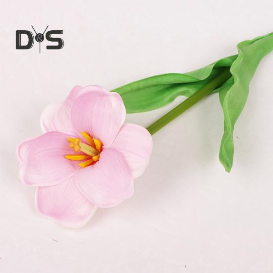 Simulated Tulips Bouquet Realistic Fake Flowers Home Decor Artificial Tulip Arrangement with Bendable Stems